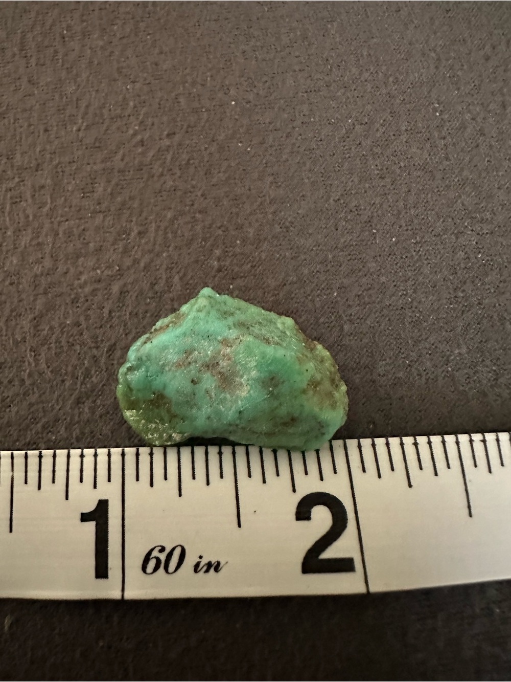 22ct Turquoise Nugget 4g High Hardness Rough Stone - Picture 5 of 8